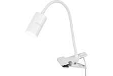 Strend Pro 2173605 Lampa , stolní, s klipsou na uchycení, Alu, bílá, USB, 41 cm