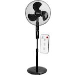 Strend Pro 2173741 Ventilátor , stojanový, s dálkovým ovládáním, 40 cm, 45 W