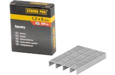 Strend Pro 217558 Sponky KF1062-06, 8 mm, sponky do sešívačky, 1,2 mm, balení. 200 ks