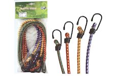 Strend Pro 217627 LB345 upínací guma, 8 mm, 4x 100 cm, s ocelovými háčky, nos. 7 kg