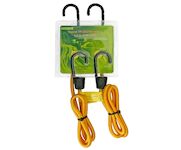 Strend Pro 217736 Guma upínací LB344, 8 mm, 2x 100 cm, s ocelovým háčkem, nos. 7 kg
