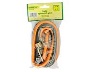 Strend Pro 217740 upínací guma LB342, 8 mm, 2x 100 cm, s ocelovými háčky