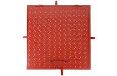 Strend Pro 217743 Poklop MC50, 500x500 mm, kanálový, bordó, max. 150 kg