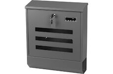 Strend Pro 219731 Schránka LINEA, 35x11,5x41,5 cm, poštovní, antracit