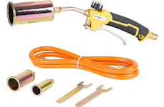 Strend Pro 220589A Hořák H55A X305, opařovací, na plyn, LPG, hadice L-1,5 m, závit G3/8