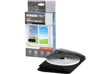 Strend Pro 2210649 FlyScreen2 150x90 cm, síť proti hmyzu a komárům, okno, černý PE