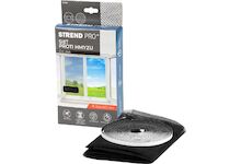Strend Pro 2210651 FlyScreen2 150x180 cm, síť proti hmyzu a komárům, na okno, černá PE