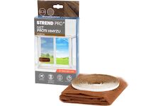 Strend Pro 2210655 FlyScreen3 150x180 cm, síť proti hmyzu a komárům, na okno, hnědý PE