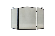 Strend Pro 2210789 Paravan FS1, 60x95 cm, černá, krbová zástěna