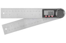 Strend Pro 2211478 Pravítko , digitální, úhlové 200 mm, nerezová ocel, INOX, úhelník