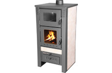 Strend Pro 2211499 Kamna Pro TAURUS Ceramic, béžová, 12 kW, 120 mm, s troubou na pečení