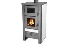 Strend Pro 2211893 Kamna Pro TAURUS Ceramic, bílá, 12 kW, 120 mm, s troubou na pečení