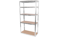 Strend Pro 2212302 Regály RAT40 MS, kov, MDF, 5 polic, 1800x900x400 mm, max. 175 kg/police