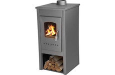 Strend Pro 2212923 Kamna Thalia Nera Lite, šedá, 5,4 KW