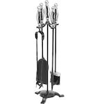 Strend Pro 221377 Sada Homefire FT23SB, pro krb, 5 dílů, poniklovaná, 66 cm, krbové nářadí