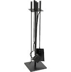 Strend Pro 221379 Sada Homefire FT075BA, 4-dílná, černá, 81 cm, krbové nářadí