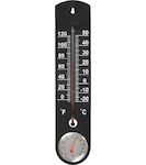 Strend Pro 221968 Teploměr TMS-055 BlackBar, 250x55x12 mm, plast, s vlhkoměrem