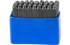 Strend Pro 222064 Děrovače abecedy HR59104 04 mm, písmeno, 27 ks razník