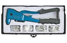 Strend Pro 222242 kleště R1001 SET, nýtovací kleště, + 100 nýtů, profesionální, pro trhání nýtů