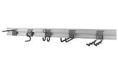 Strend Pro 222513 Držák nářadí G-mate GHS6, lišta 120 cm, 6 ks, + závěsy, montáž na stěnu