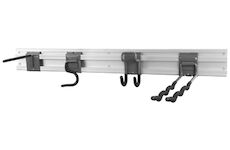 Strend Pro 222515 Držák nářadí G-mate GHS5 - lišta 80 cm, 5 ks, + závěsy, montáž na stěnu