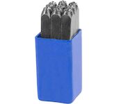 Strend Pro 222547 Čísla děrovačů HR59204 04 mm, 123, 9 ks