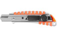 Strend Pro 222808 Nůž UKX-867-8, 18 mm, odlamovací, s kolečkem, háček na ostří, Alu/plast