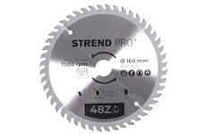 Strend Pro 2232019 TCT 160x2,2x20/16 mm 48T, pilový kotouč na dřevo, SK plátky