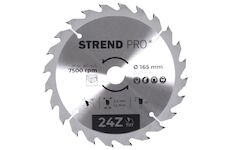 Strend Pro 2232020 TCT 165x2,2x20/16 mm 24T, pilový kotouč na dřevo, SK plátky