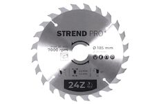 Strend Pro 2232024 TCT 185x2,2x30/20 mm 24Z, pilový kotouč na dřevo, SK plátky