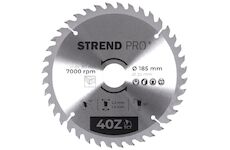 Strend Pro 2232025 TCT 185x2,2x30/20 mm 40Z, pilový kotouč na dřevo, SK plátky