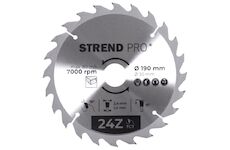Strend Pro 2232027 TCT 190x2,4x30/20 mm 24T, pilový kotouč na dřevo, SK plátky