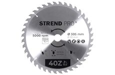 Strend Pro 2232037 TCT 305x3,2x30/20 mm 40Z, pilový list na dřevo, SK plátky