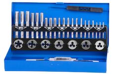 Strend Pro 224038 SX1033, HSS, 33dílná, závitníková sada M3-M12