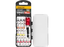 Strend Pro 2250276 Sada bitů EVE-12077 - 15 kusů, L-25 mm, S2 + držák bitů