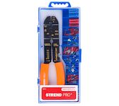 Strend Pro 229271 Kleště AWS 302, odblokování + sada 100 elektrikářských zástrček