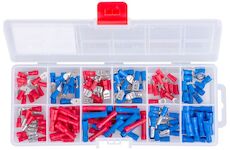 Strend Pro 229587 Sada elektrikářských konektorů TS411, pro kabely, s kabelovou průchodkou, 144 ks