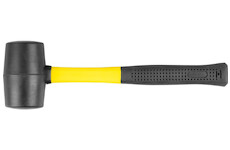 Strend Pro 230137 Kladivo HM211 340 g, gumové, BlackHead, kovová rukojeť, TPR, délka rukojeti 290 mm