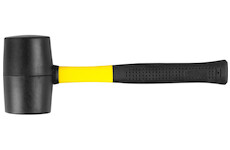 Strend Pro 230140 Kladivo HM211 900 g, gumové, BlackHead, PVC rukojeť, TPR, délka rukojeti 350 mm