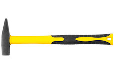 Strend Pro 230168 Kladivo HM112 200 g, zámečnické kladivo, sklolaminátová rukojeť, TPR, délka rukojeti 275