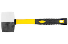 Strend Pro 230224 Kladivo HM231 450 g, 300 mm, guma, BlackWhiteHlava, sklolaminátová rukojeť, TPR