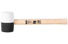 Strend Pro 230261 Kladivo HM232 450 g, 300 mm, guma, BlackWhiteHlava, dřevěná rukojeť