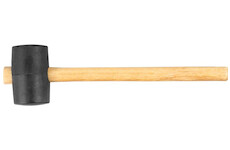 Strend Pro 230410 Kladivo 230 g, gumové, Blackhead, dřevěná rukojeť