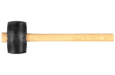 Strend Pro 230411 Kladivo 340 g, gumové, Blackhead, dřevěná rukojeť
