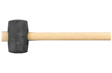 Strend Pro 230412 Kladivo 450 g, gumové, Blackhead, dřevěná rukojeť