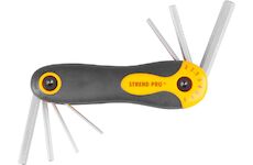 Strend Pro 2310223 Sada klíčů HK0203, 7 ks, šestihranné, skládací, nástrčné, imbusové