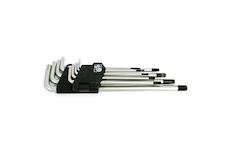 Strend Pro 231223 Sada klíčů HK0259, 9 kusů, T10-T50, Torx, nástrčné hlavice