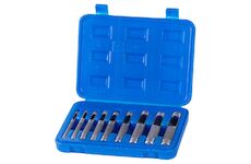 Strend Pro 234100 Děrovací sada HP512, 9 kusů, č. 3,4,5,6,7,8,10,11,12 mm
