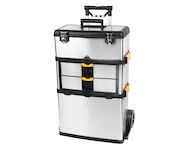 Strend Pro 239040 Box na nářadí TBx3042-F, na kolečkách s rukojetí, nerezová ocel, max. 36 kg