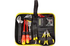 Strend Pro 239120 Sada nářadí CMT-05.0215 - 15 kusů, elektrikář + multimetr, v brašně